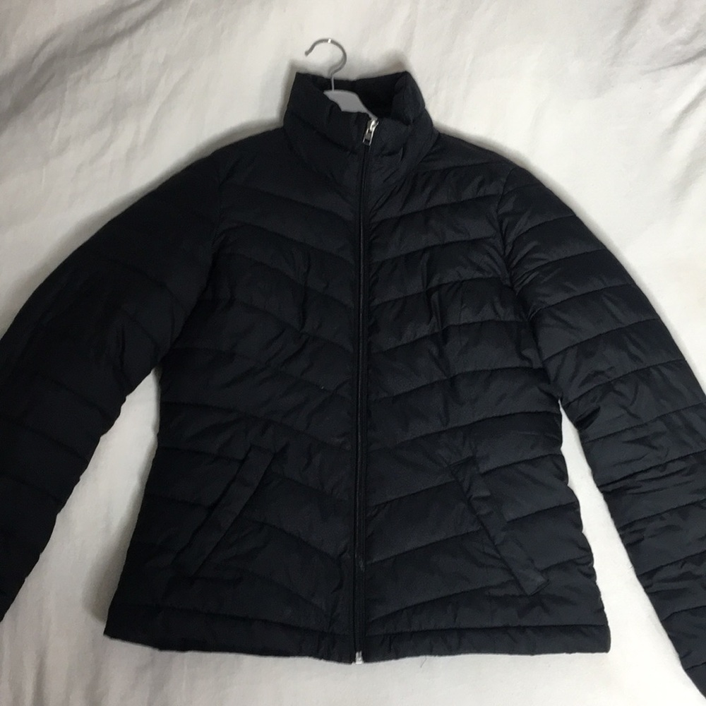 Black puffy jacket